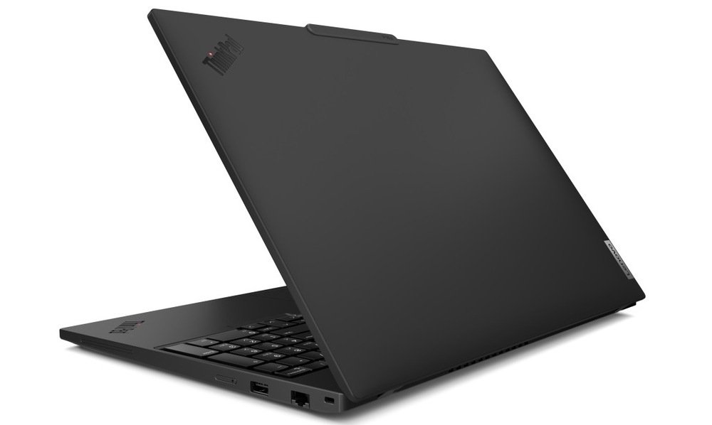 Notebook Lenovo ThinkPad P16s Gen 4 pootvorený zozadu