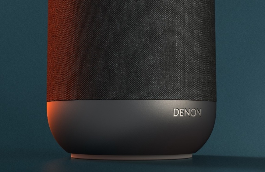 Detail reproduktora Home 200 so značkou Denon