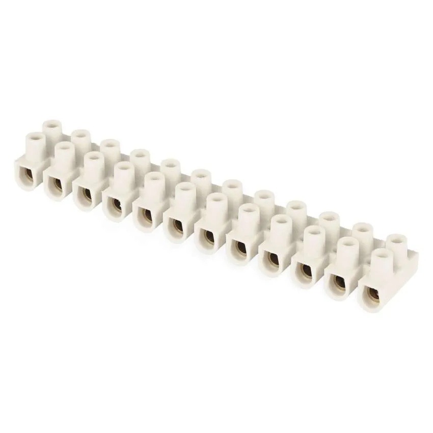 Svorkovnica EMOS SKRUTKOVÁ 12 PRV. 6–10MM2 57A/450V 1KS biela