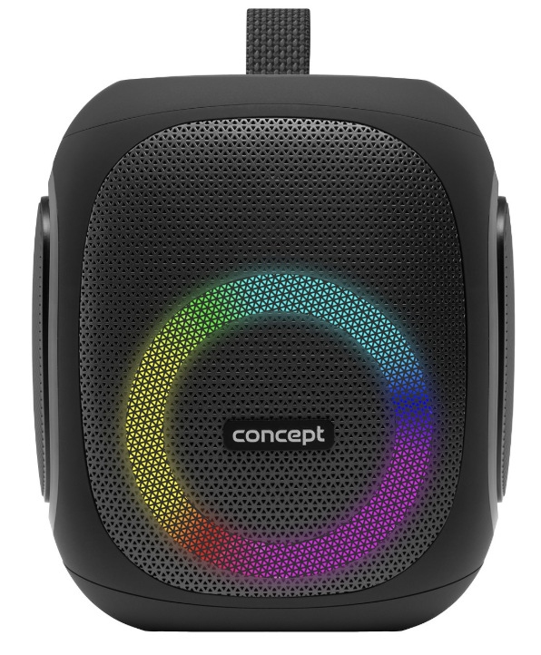 Čelná strana reproduktora Concept SoundJoy BR5035 s farebným LED osvetlením