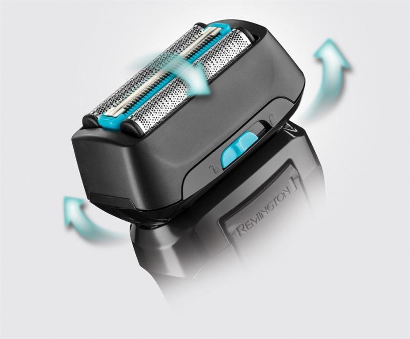 Holiaci strojček Remington F6000 F6 Style Series Aqua Foil Shaver čierny/modrý