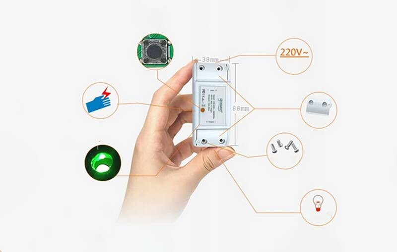 Modul Gosund Smart Switch Wi-Fi SW3, Tuya Modul Gosund Smart Switch Wi-Fi SW3, Tuya