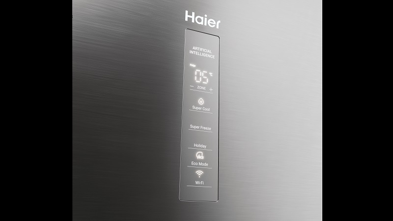 Chladnička s mrazničkou Haier HDPW5620BNPK nerez „“