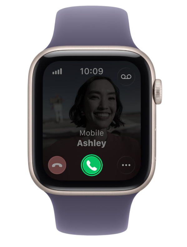 Inteligentné hodinky Apple Watch SE 3 GPS + Cellular 44mm temne atramentový hliník - temne atramentový športový remienok - M/L