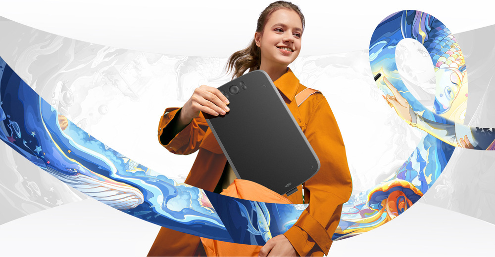 Grafický tablet UGEE M808 čierny Vďaka kompaktnému dizajnu je možné tablet UGEE M808 nosiť všade so sebou