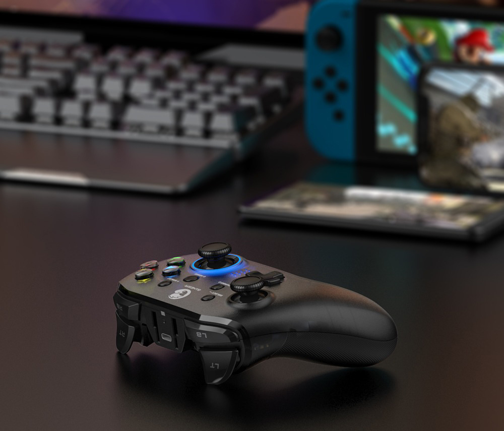 Gamepad GameSir T4 Kaleid RGB čierny/priehľadný GameSir T4 Pre Wireless