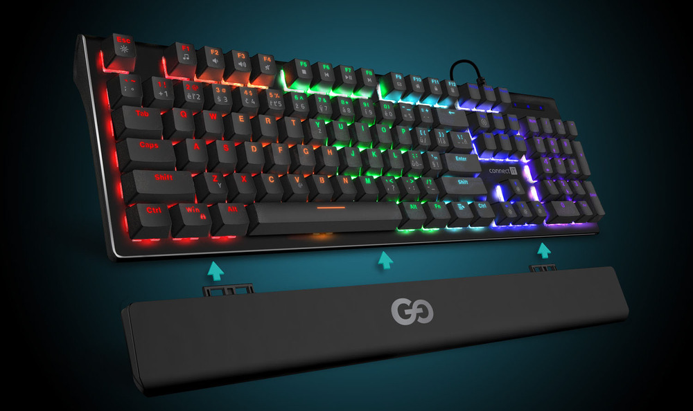Klávesnica Connect IT GG, CZ/SK layout čierna Connect IT GG (CKB-7050-SK)
