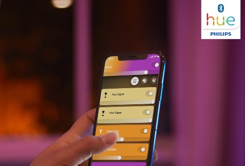 Stolná lampa Philips Hue Iris Bluetooth biela Philips Hue Iris Bluetooth, bílá