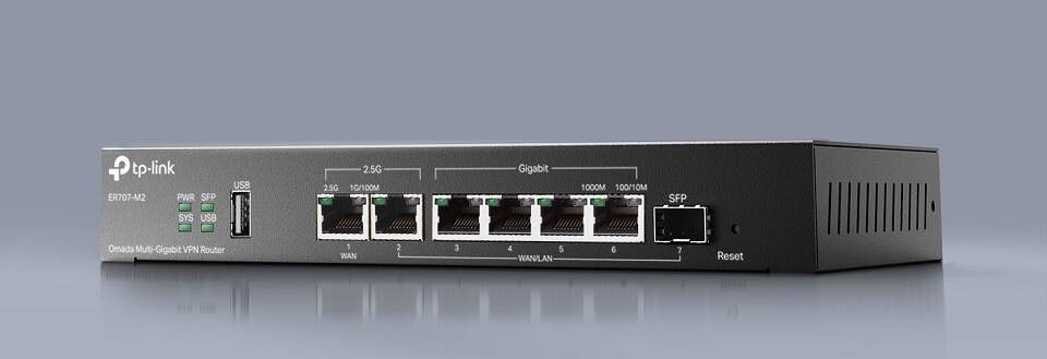 Router TP-Link ER707-M2 OMADA čierny Router TP-Link ER707-M2 OMADA čierny