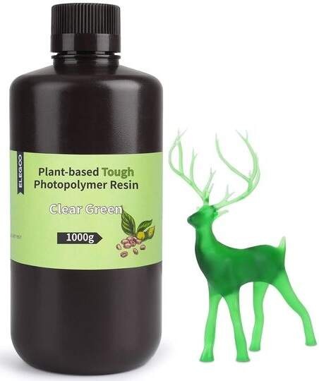 UV resin Elegoo Plantbased 1kg zelená/priehľadná UV resin Elegoo Plantbased 1kg zelená/priehľadná