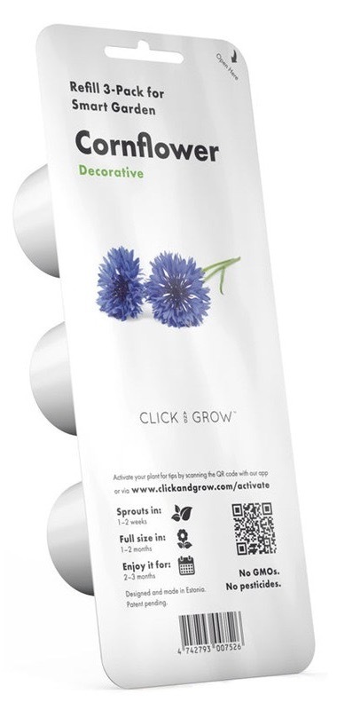 Semienka Click and Grow s rýchlym cyklom pestovania, 3 ks sadeníc