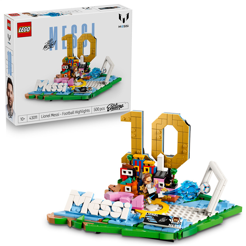Stavebnica LEGO® Editions 43011 Lionel Messi – Hviezdne momenty futbalu