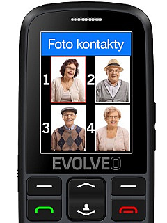 Mobilný telefón Evolveo EasyPhone EG - seniorský čierny Mobilný telefón Evolveo EasyPhone EG - seniorský čierny