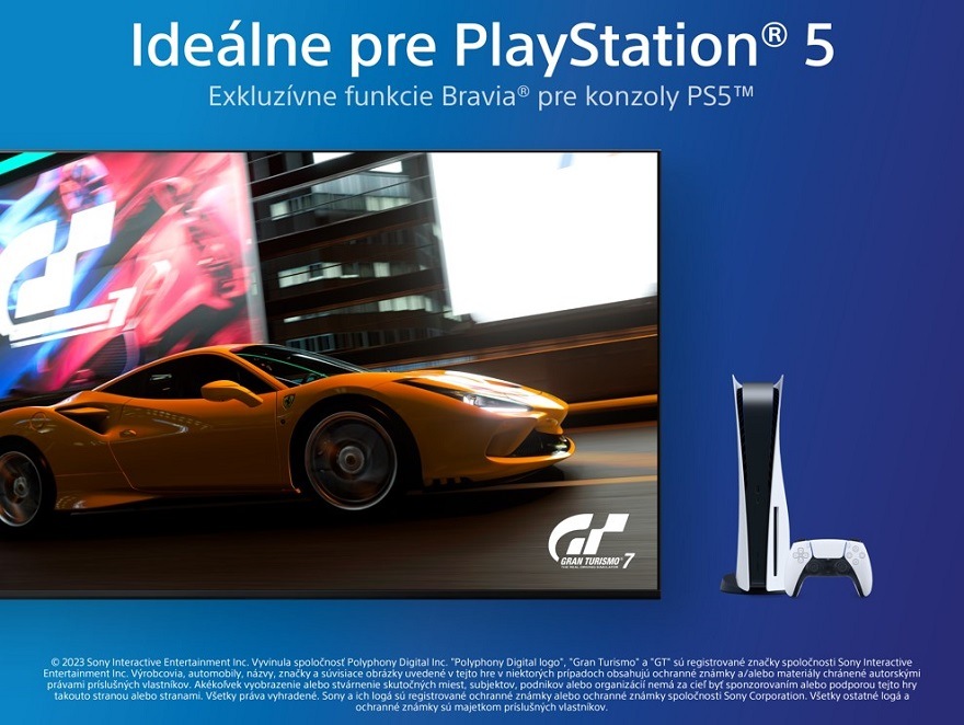 Televízor Sony XR-83A80L Ideálne pre PlayStation5
