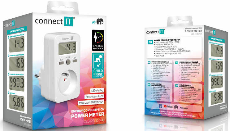 Merač spotreby Connect IT PowerMeter