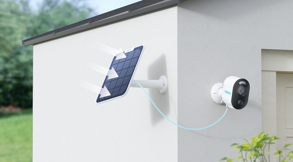 IP kamera Reolink Argus B310 + solárny panel biela