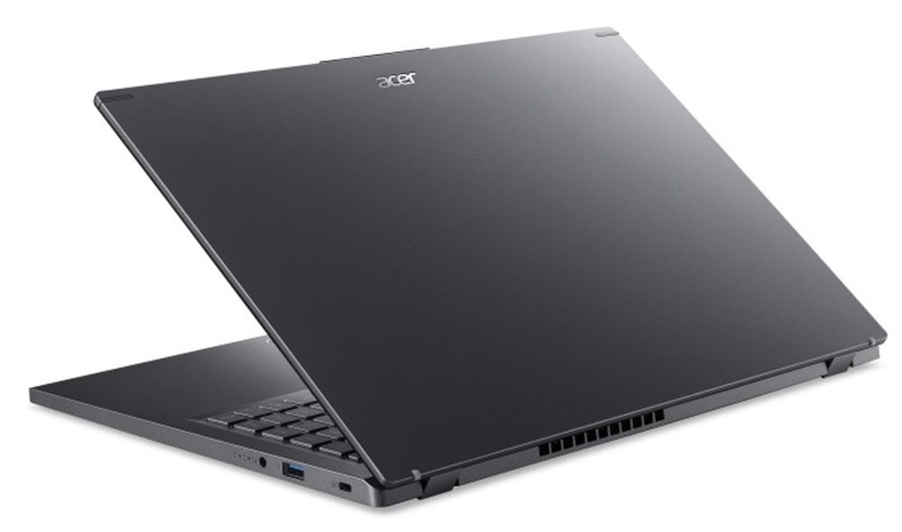 Notebook Acer Aspire 15 (A15-61M-R7QD) sivý Pootvorený notebook Acer Aspire 15 (A15-61M-R7QD) zozadu