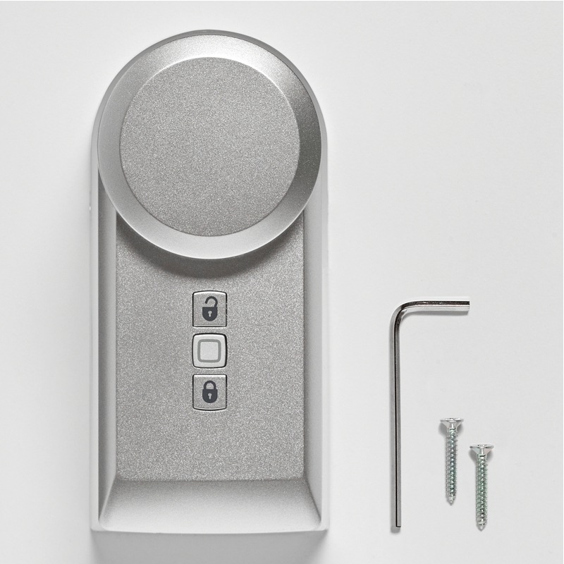 Pohon Homematic IP pro dveřní zámek strieborný Pohon Homematic IP pre dverný zámok je vhodný do domácností, kancelárií, zdravotníckych zariadení
