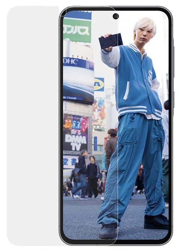 Tvrdené sklo PanzerGlass na Samsung Galaxy A57 s inštalačným rámčekom, jednoduchá aplikácia