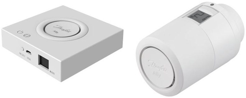 Bezdrôtová termohlavica Danfoss Ally S|tarterset, ZigBee