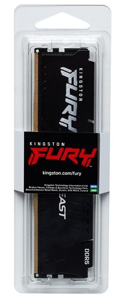 Pamäťový modul Kingston FURY Beast 32GB DDR5 5600MHz CL36 1Rx8 čierny Detail obrázku DDR5.
