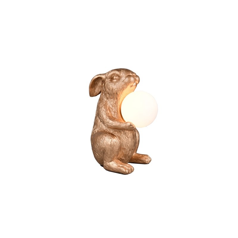 Stolná lampička Reality RABBIT Table lamp zlatá