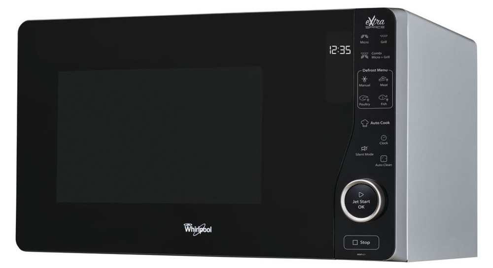Mikrovlnná rúra Whirlpool MWF 421 SL čierna/strieborná