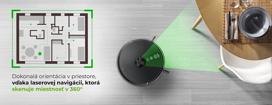 Robotický vysávač ETA Master 2 PRO 6229 90000 čierny Robotický vysávač ETA Master 2 PRO 6229 90000, režimy