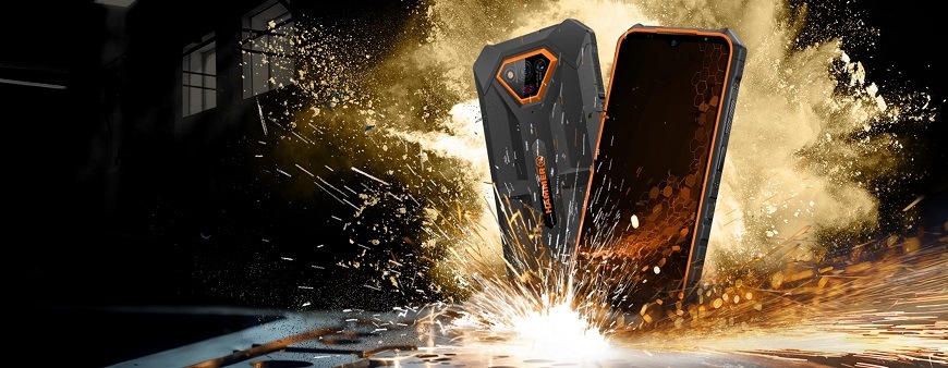 Mobilný telefón myPhone Hammer Iron V čierny/oranžový Mobilný telefón myPhone Hammer Iron V čierny/oranžový