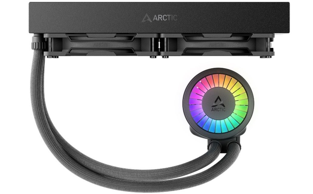 Vodný chladič Arctic Cooling Liquid Freezer III Pro 280 ARGB čierny VRM ventilátor Vodný chladič Arctic Cooling Liquid Freezer III Pro 280 ARGB