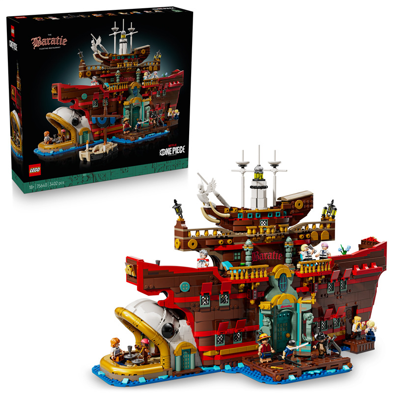 Stavebnica LEGO® ONE PIECE 75640 Plávajúce reštaurácie Baratie, 3 402 dielikov
