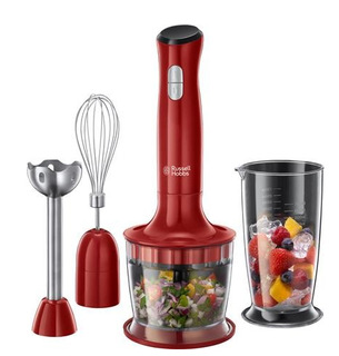 Ponorný mixér RUSSELL HOBBS DESIRE 24700-56 červený Russell Hobbs Desire Hand Blender 3in1 24700-56