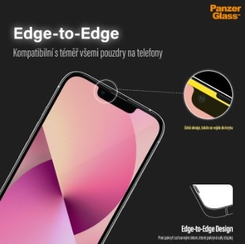 Tvrdené sklo PanzerGlass Edge-to-Edge Antibacterial na Apple iPhone 6/6s/7/8/SE (2020/22) čierne PanzerGlass Edge-to-Edge pre Apple iPhone X/Xs/11 Pro, čierna