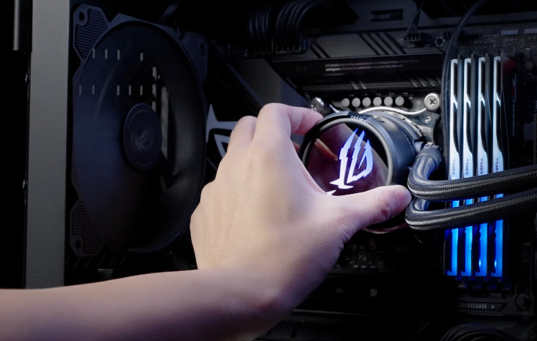 Vodný chladič Asus ROG Strix LC III 240 ARGB Whitie Vodný chladič Asus ROG Strix LC III 240 ARGB Whitie
