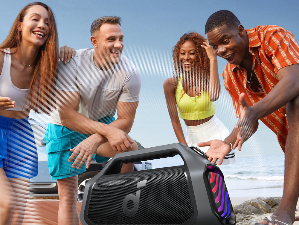 Prenosný reproduktor Anker Soundcore Boom 2 PLUS modrý Prenosný reproduktor Anker Soundcore Boom 2 PLUS modrý
