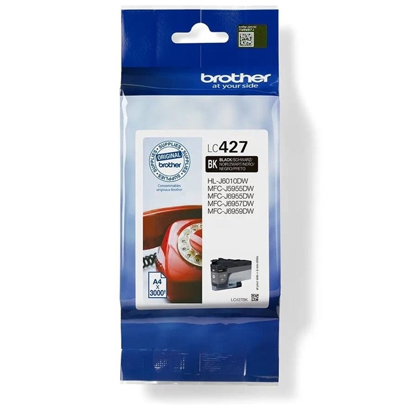 Cartridge Brother LC-427BK, 3000 strán čierna