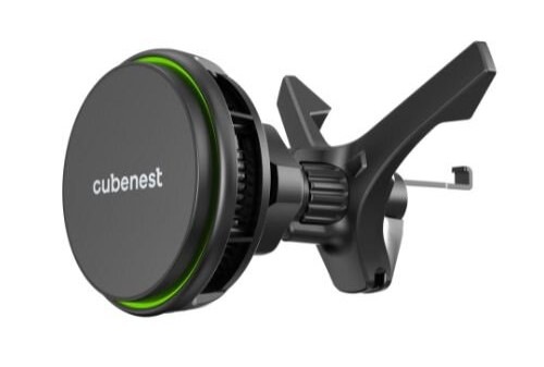 Držiak na mobil Cubenest S1C2 Magnetic, nabíjanie, aktívne chladenie čierny