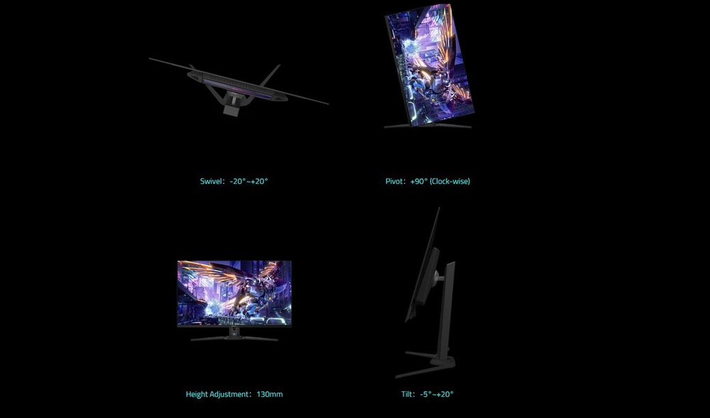 Herný monitor GIGABYTE AORUS FO32U2P čierny Gigabyte AORUS FO32U2P