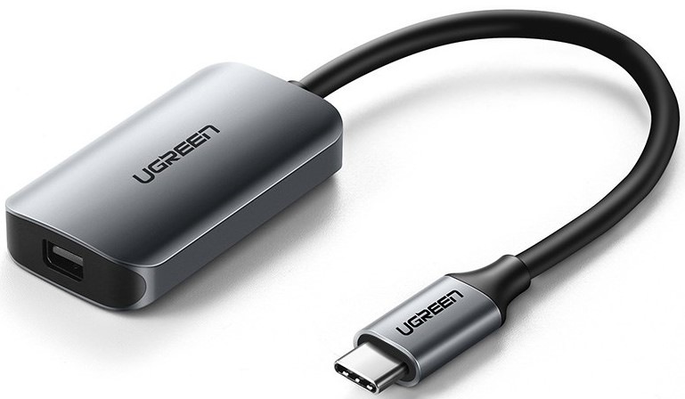 Redukcia UGREEN USB-C/Mini DiplayPort - šedá