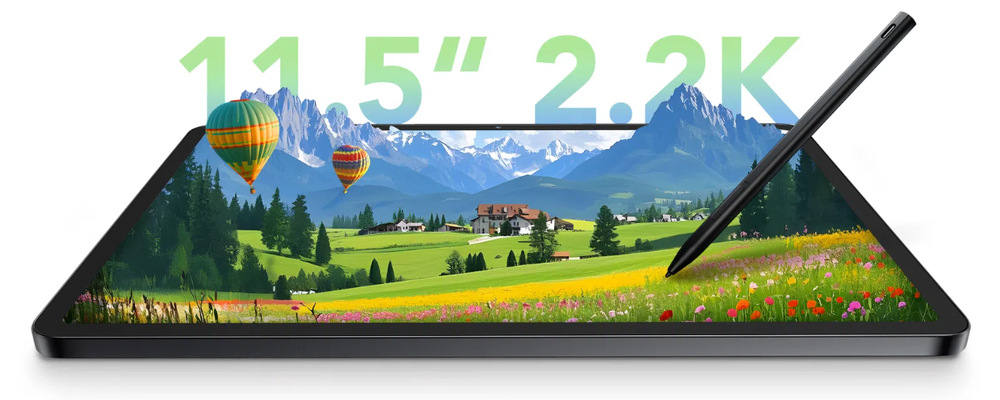 Tablet TCL NXTPAPER 11 Plus 8 GB / 256 GB + flipové puzdro a dotykové pero sivý