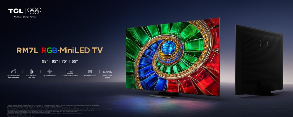 Televízor TCL 75RM7L Televízia TCL s RGB-Mini LED