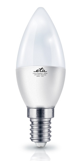 LED žiarovka ETA EKO LEDka sviečka 8W, E14, neutrálna biela