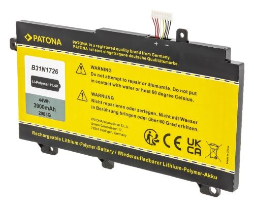 Batéria PATONA pre ASUS FX504 3900mAh Li-Pol 11,4 V B31BN91