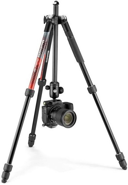 Statív Manfrotto Element MII červený/hliník Statív Manfrotto Element MII, červená