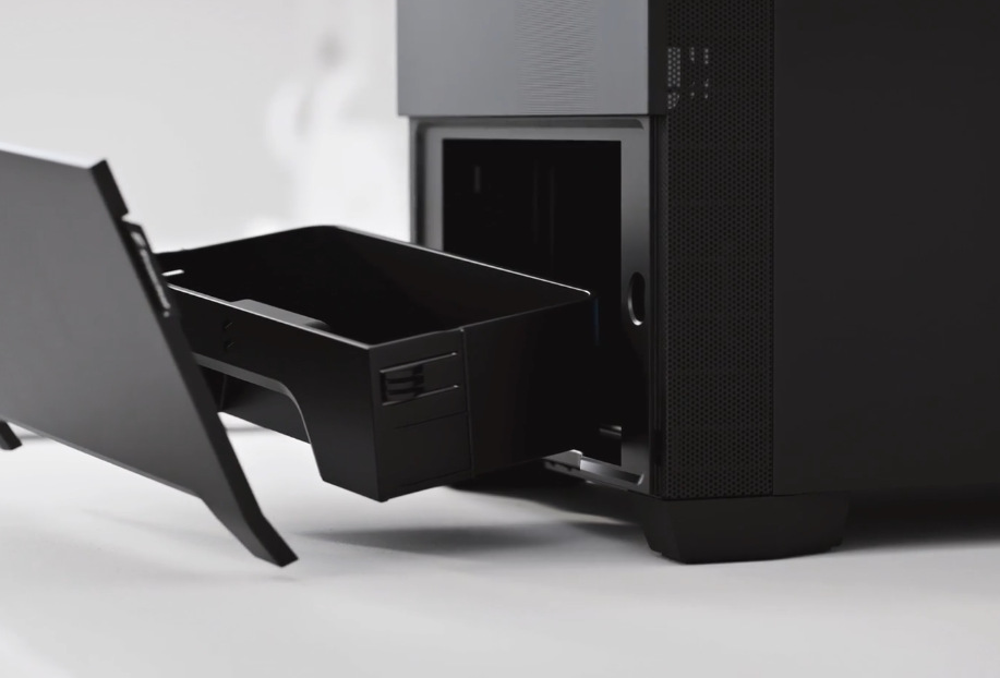 Case FRACTAL DESIGN Pop Mini Silent Tempered Glass Clear Tint čierna
