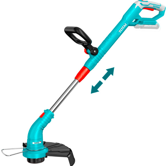 Kosačka strunová Total tools TGTLI20018 (bez baterie) Teleskopická tyč strunovej kosačky Total Tools TGTLI20018 s nastaviteľnou dĺžkou