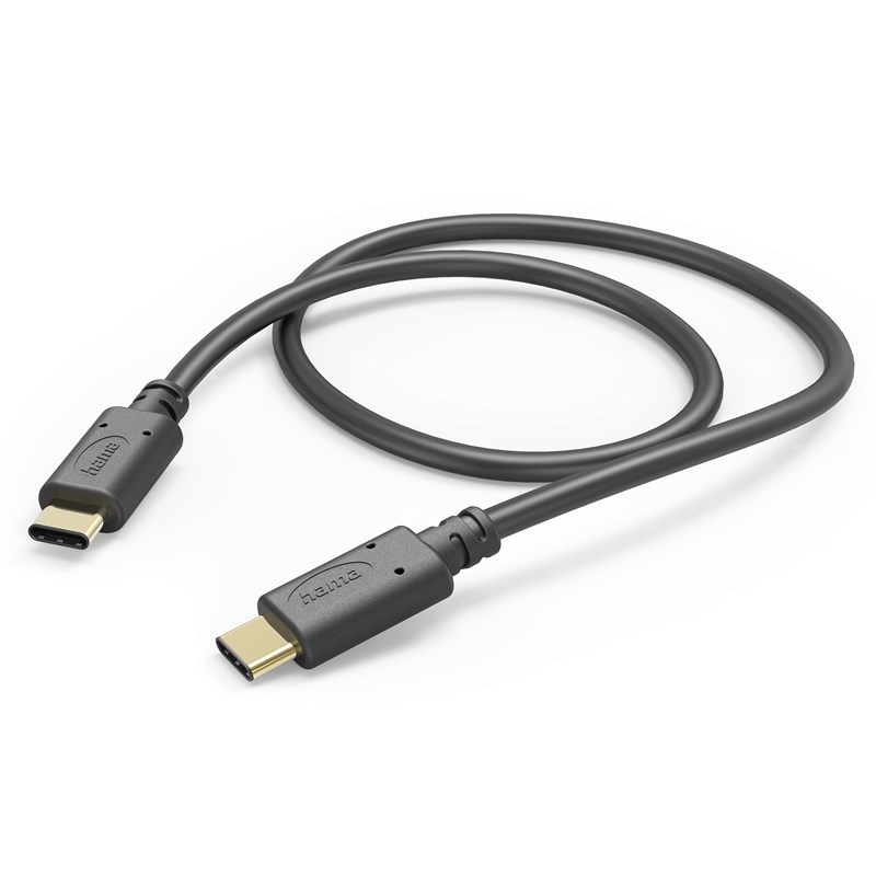 Kábel Hama USB-C/USB-C, 1,5m čierny