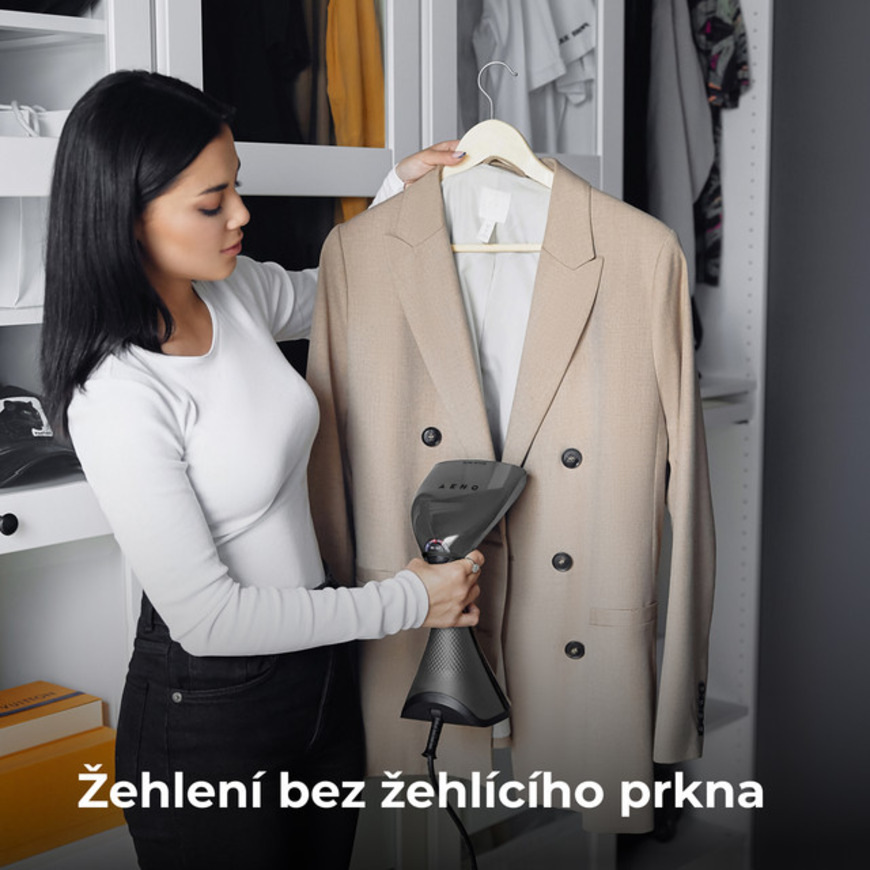 Ručný naparovač odevov AENO GS1 čierny/sivý AENO GS1