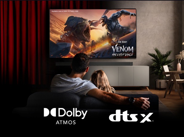 Soundbar Sony Bravia Theatre System 6 čierny Soundbar Sony HT-S60, zadné repro
