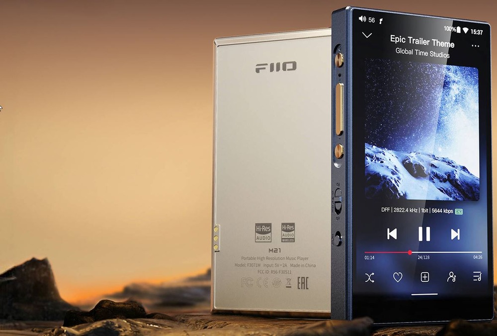 HiFi prenosný digitálny prehrávač FiiO M21 čierny LF fotka prehrávača FiiO M21
